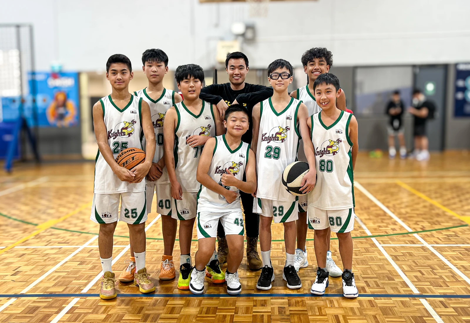 Knights white U14 Team 2024 summer